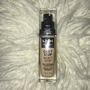 NYX Foundation shade Vanilla